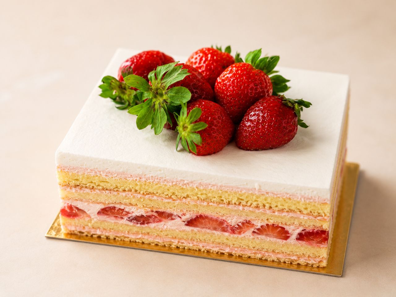 Fraisier Premium aux Fraises Fraîches - Livraison 24h